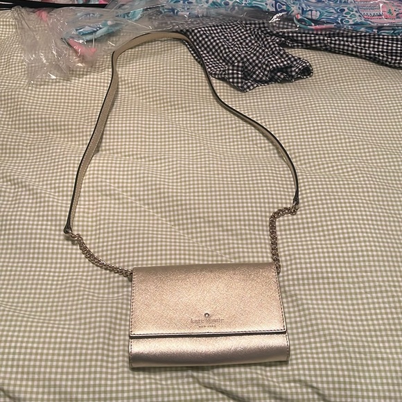 GUC Kate spade gold purse - Picture 1 of 4
